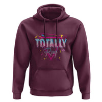 80s Hoodie Totally Rad Neon Vaporware Triangle - Wonder Print Shop