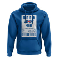 Travel Lover Hoodie This Is My Aiport Shirt Receipt Barcode - Wonder Print Shop