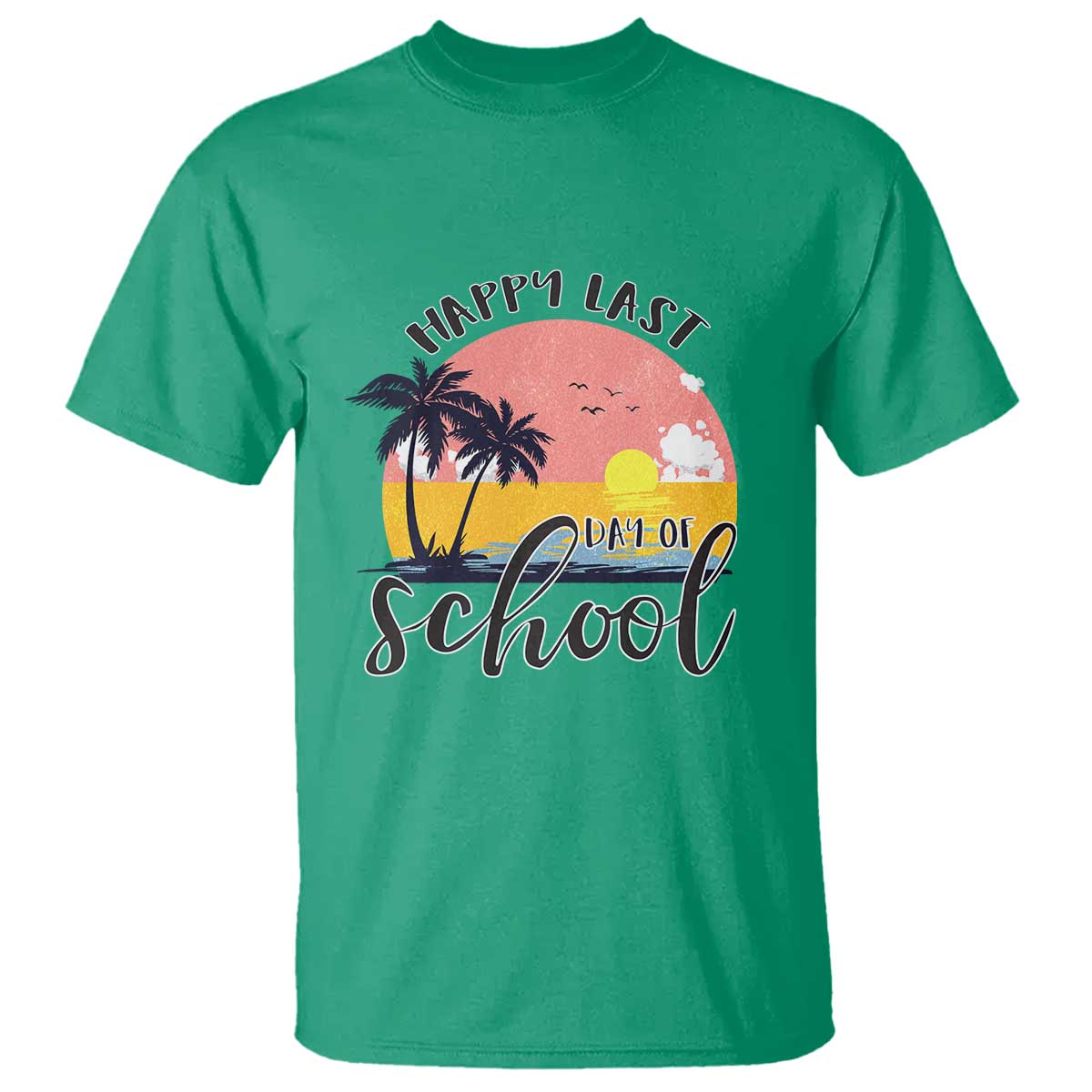 Graduation T Shirt Happy Last Day Of School Teacher Student Summer Vacation - Wonder Print Shop