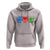 Peace Love Veggies Hoodie Vegetables Themed Funny Vegan Food - Wonder Print Shop