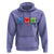 Peace Love Veggies Hoodie Vegetables Themed Funny Vegan Food - Wonder Print Shop