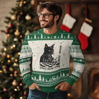 Chess Lover Ugly Christmas Sweater I Never Lose Either I Win Or I Learn Elegant Cool Cat