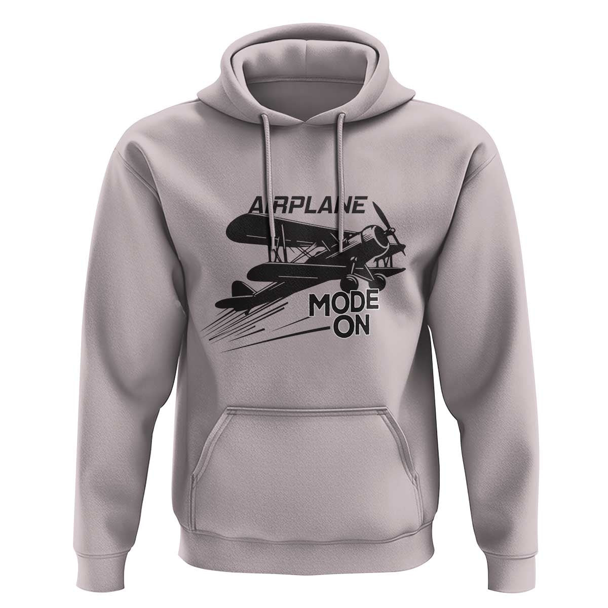 Funny Biplane Hoodie Airplane Mode On Flying Pilots - Wonder Print Shop