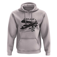 Funny Biplane Hoodie Airplane Mode On Flying Pilots - Wonder Print Shop