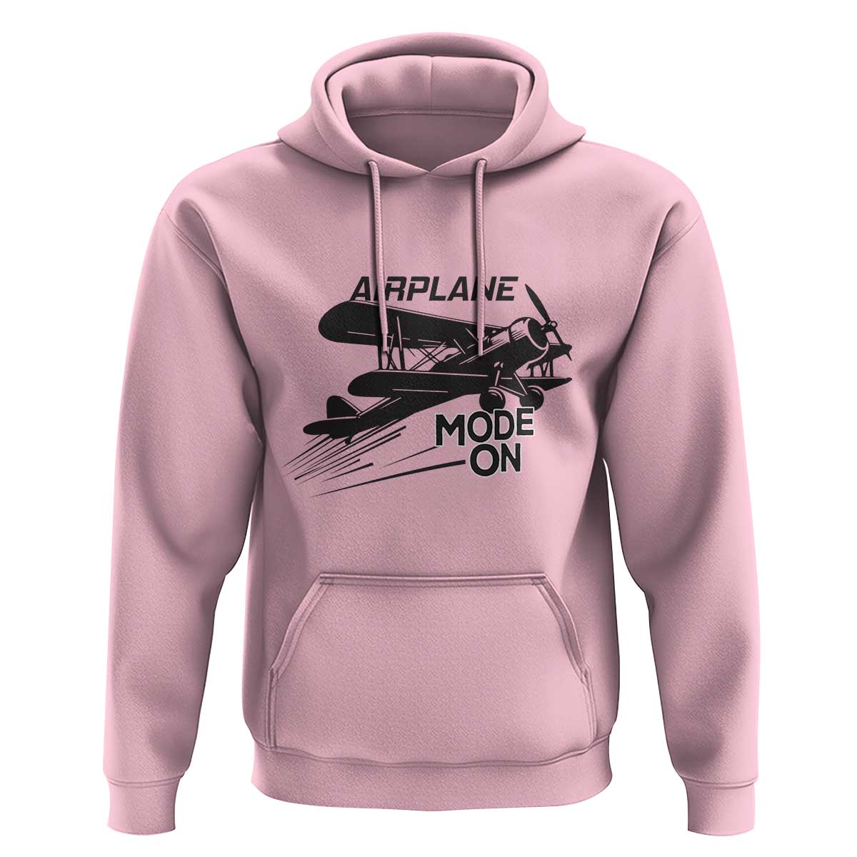 Funny Biplane Hoodie Airplane Mode On Flying Pilots - Wonder Print Shop