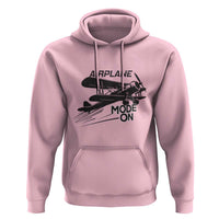 Funny Biplane Hoodie Airplane Mode On Flying Pilots - Wonder Print Shop