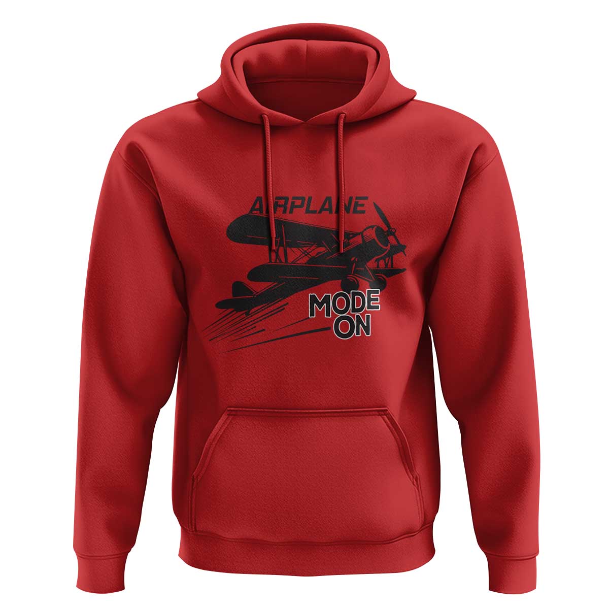 Funny Biplane Hoodie Airplane Mode On Flying Pilots - Wonder Print Shop