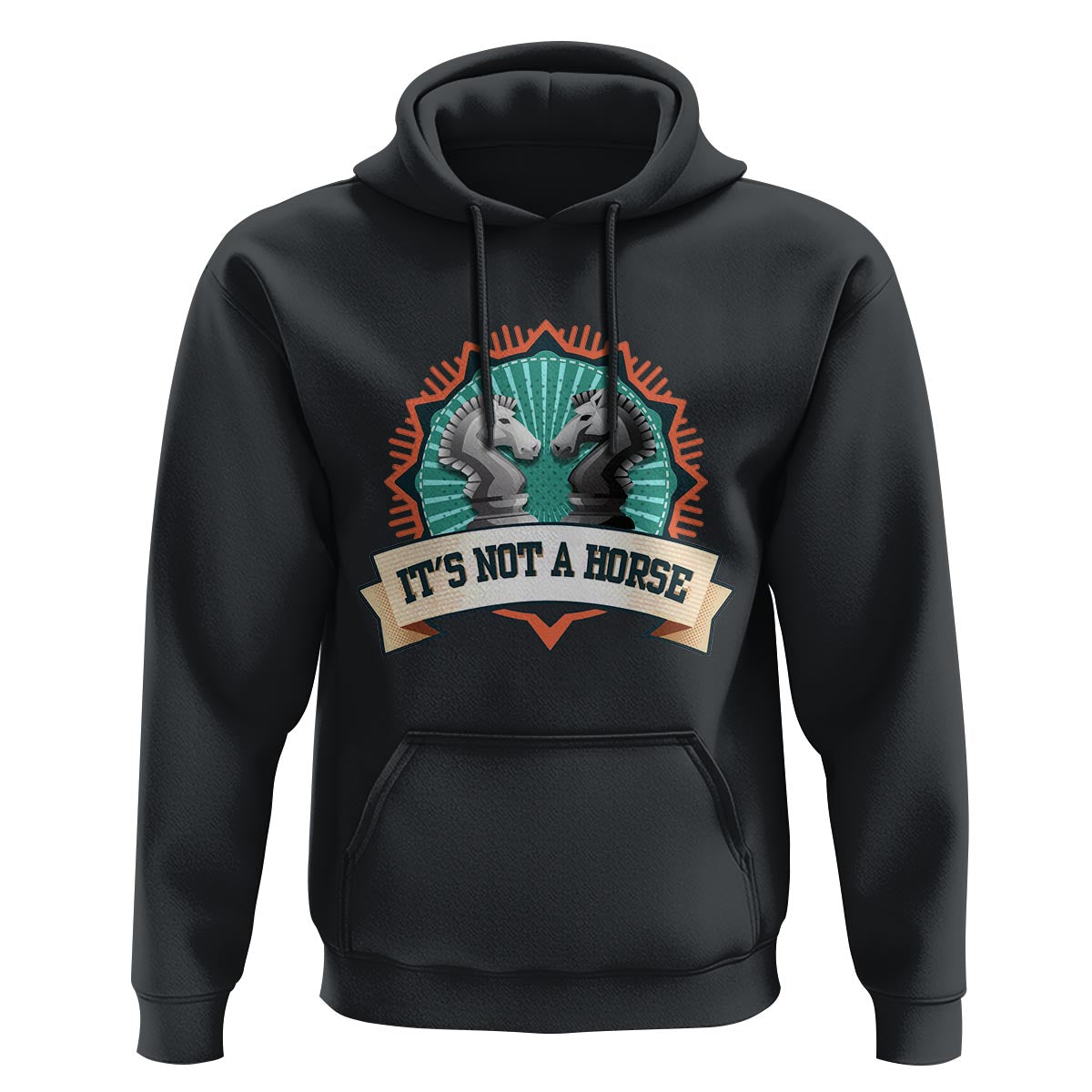 Funny Chess Lover Hoodie It's Not A Horse Knight Horse - Wonder Print Shop