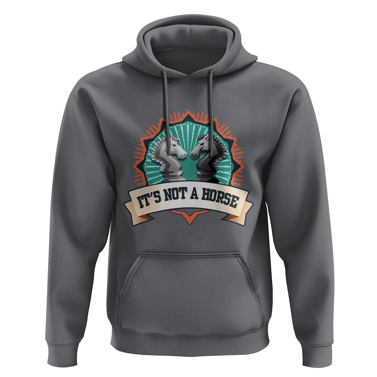Funny Chess Lover Hoodie It's Not A Horse Knight Horse - Wonder Print Shop