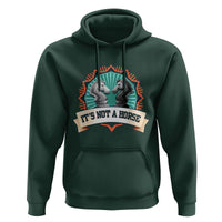 Funny Chess Lover Hoodie It's Not A Horse Knight Horse - Wonder Print Shop