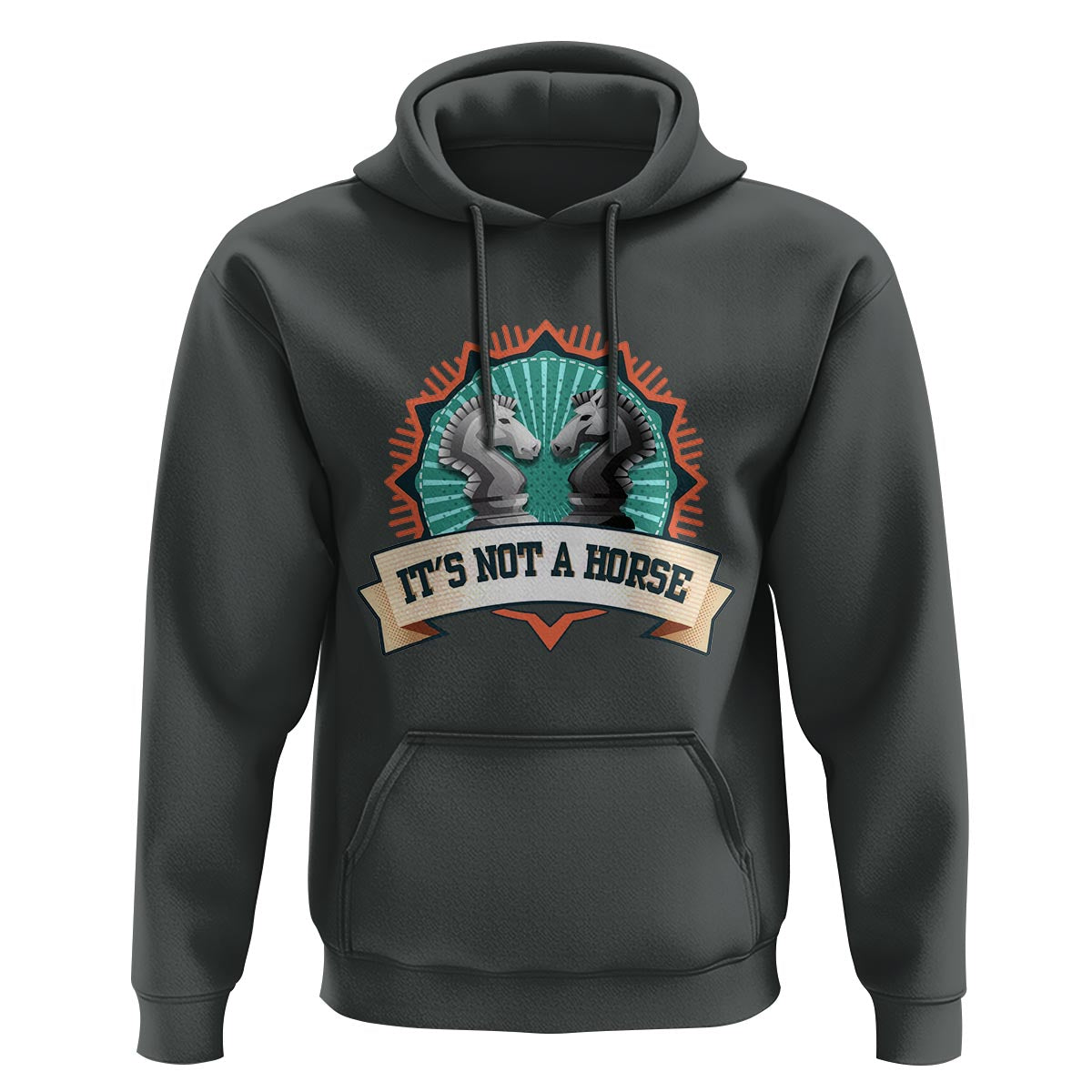 Funny Chess Lover Hoodie It's Not A Horse Knight Horse - Wonder Print Shop