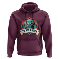 Funny Chess Lover Hoodie It's Not A Horse Knight Horse - Wonder Print Shop