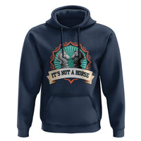 Funny Chess Lover Hoodie It's Not A Horse Knight Horse - Wonder Print Shop