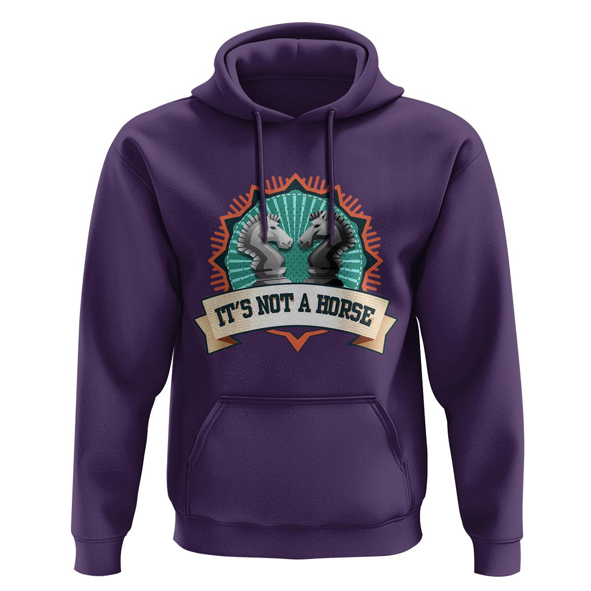 Funny Chess Lover Hoodie It's Not A Horse Knight Horse - Wonder Print Shop