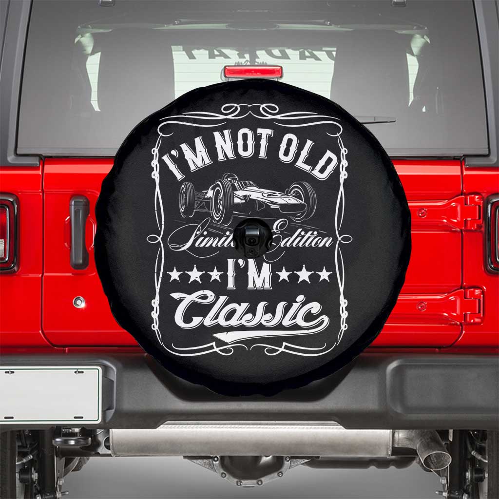Funny Racing Formula Car I Am Not Old I Am Classic Spare Tire Cover Fathers Day - Wonder Print Shop