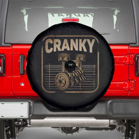 Funny Cranky Car Engine Crankshaft Cars Lover Mechanics Spare Tire Cover Fathers Day - Wonder Print Shop