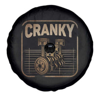 Funny Cranky Car Engine Crankshaft Cars Lover Mechanics Spare Tire Cover Fathers Day - Wonder Print Shop