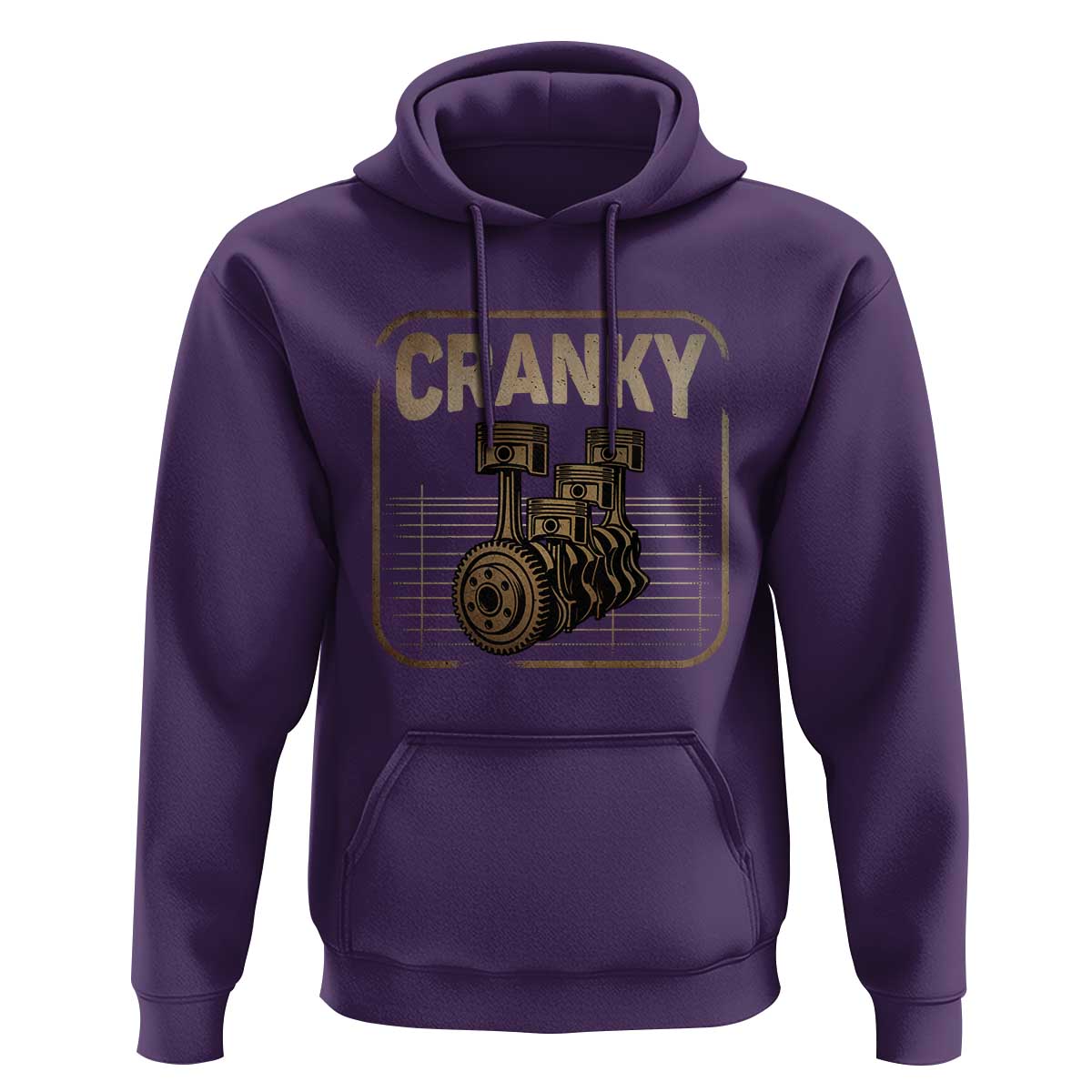 Funny Cranky Car Engine Crankshaft Cars Lover Mechanics Hoodie Fathers Day - Wonder Print Shop
