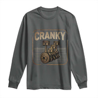 Funny Cranky Car Engine Crankshaft Cars Lover Mechanics Long Sleeve Shirt Fathers Day - Wonder Print Shop