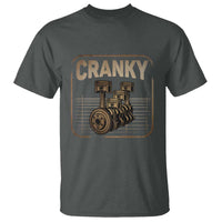 Funny Cranky Car Engine Crankshaft Cars Lover Mechanics T Shirt Fathers Day - Wonder Print Shop