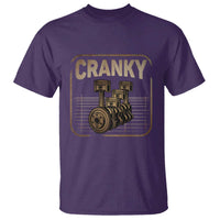 Funny Cranky Car Engine Crankshaft Cars Lover Mechanics T Shirt Fathers Day - Wonder Print Shop
