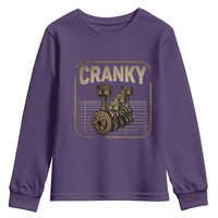 Funny Cranky Car Engine Crankshaft Cars Lover Mechanics Youth Sweatshirt Fathers Day - Wonder Print Shop