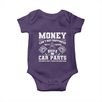 Funny Car Mechanic Gag Baby Onesie Money Cant Buy Happiness But It Can Buy Car Parts - Wonder Print Shop