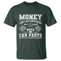 Funny Car Mechanic Gag T Shirt Money Cant Buy Happiness But It Can Buy Car Parts - Wonder Print Shop