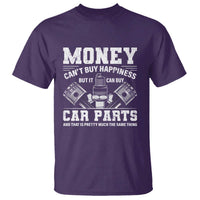 Funny Car Mechanic Gag T Shirt Money Cant Buy Happiness But It Can Buy Car Parts - Wonder Print Shop