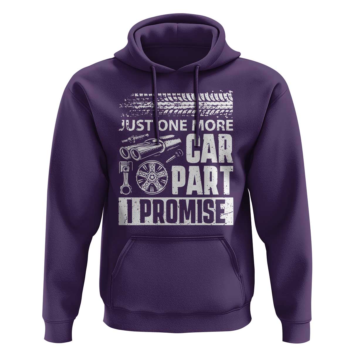 Funny Car Mechanic Just One More Car Part I Promise Hoodie Car Lover Gag - Wonder Print Shop