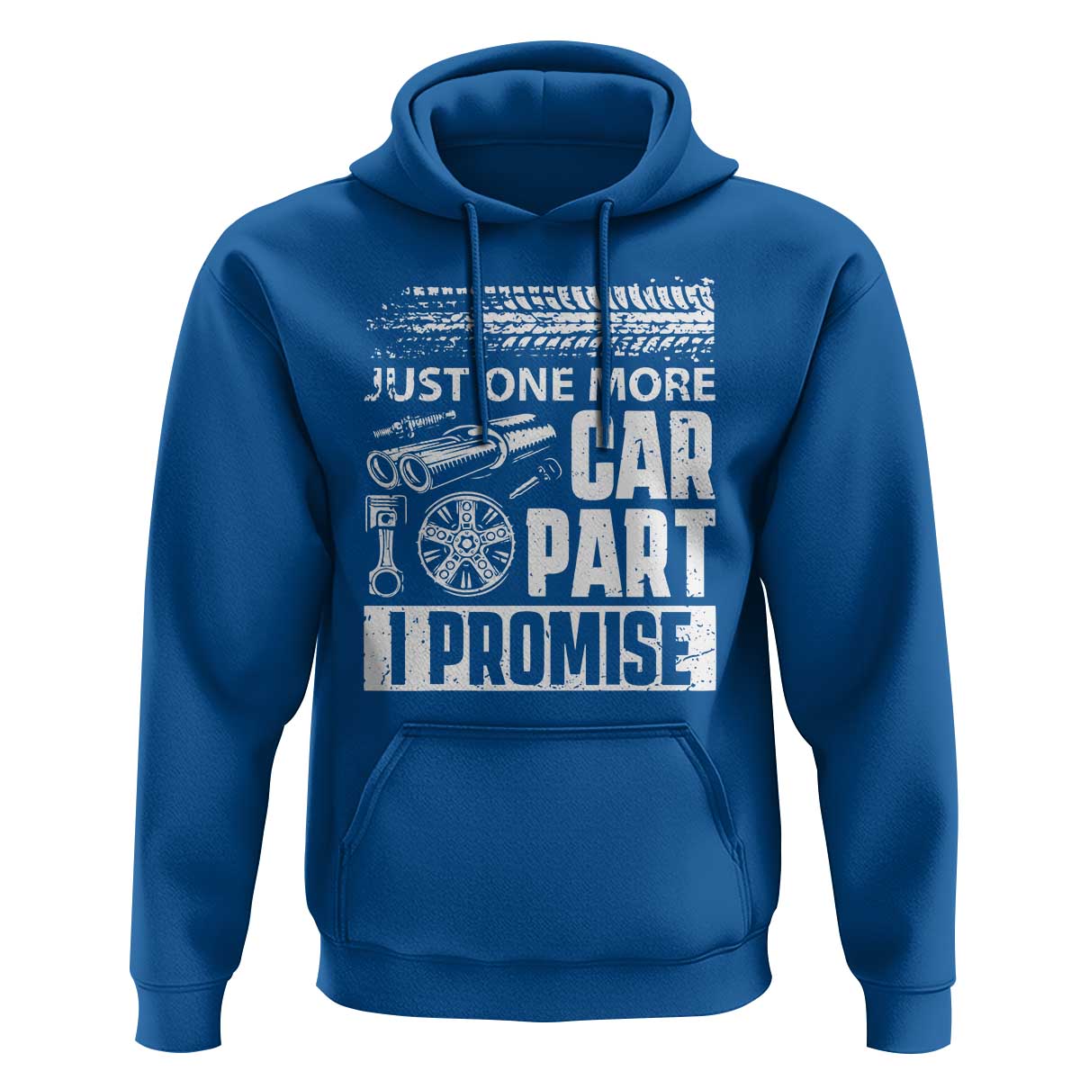 Funny Car Mechanic Just One More Car Part I Promise Hoodie Car Lover Gag - Wonder Print Shop