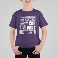 Funny Car Mechanic Just One More Car Part I Promise T Shirt For Kid Car Lover Gag - Wonder Print Shop