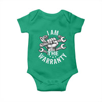 Funny I Am The Warranty Mechanic Baby Onesie Race Car Parts - Wonder Print Shop