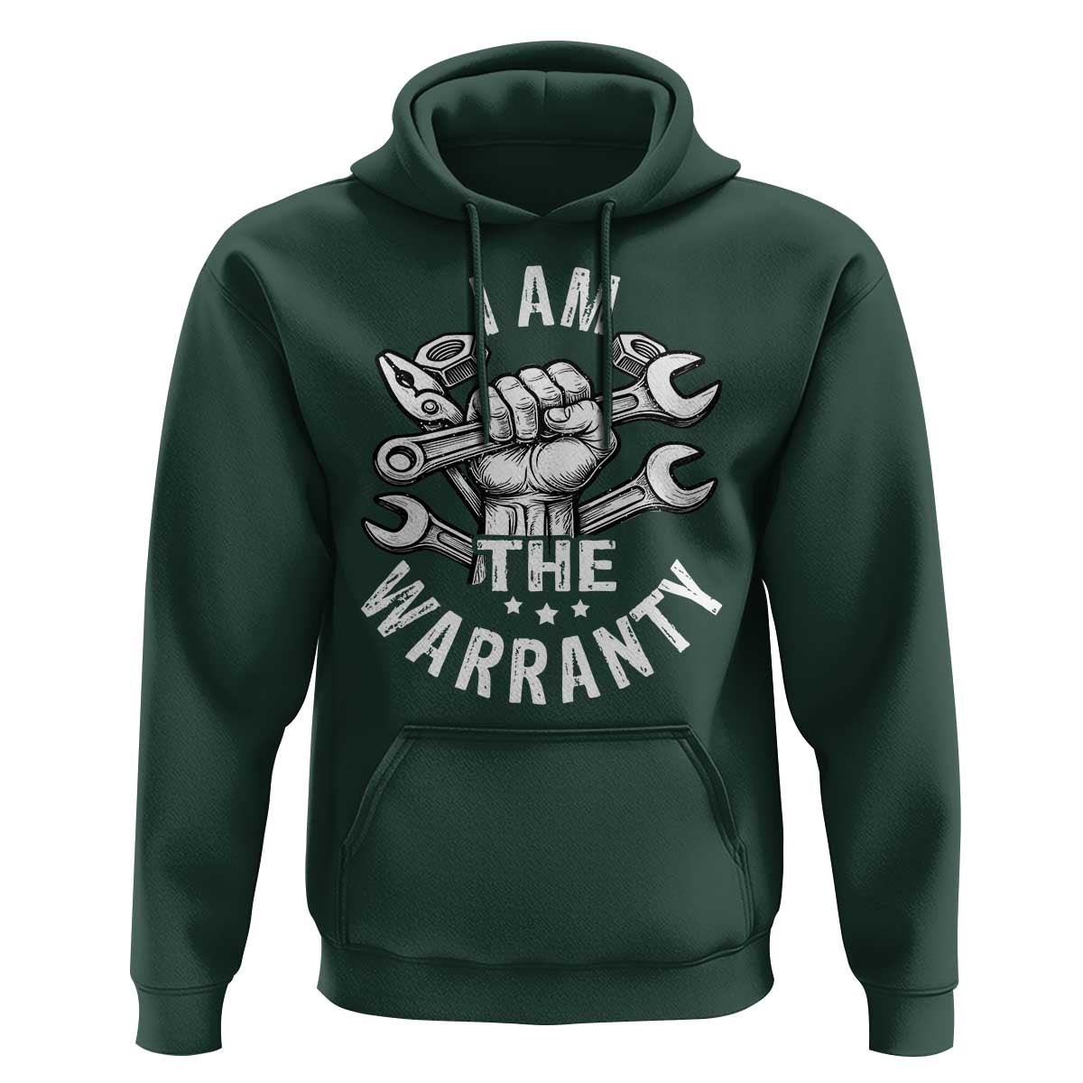 Funny I Am The Warranty Mechanic Hoodie Race Car Parts - Wonder Print Shop