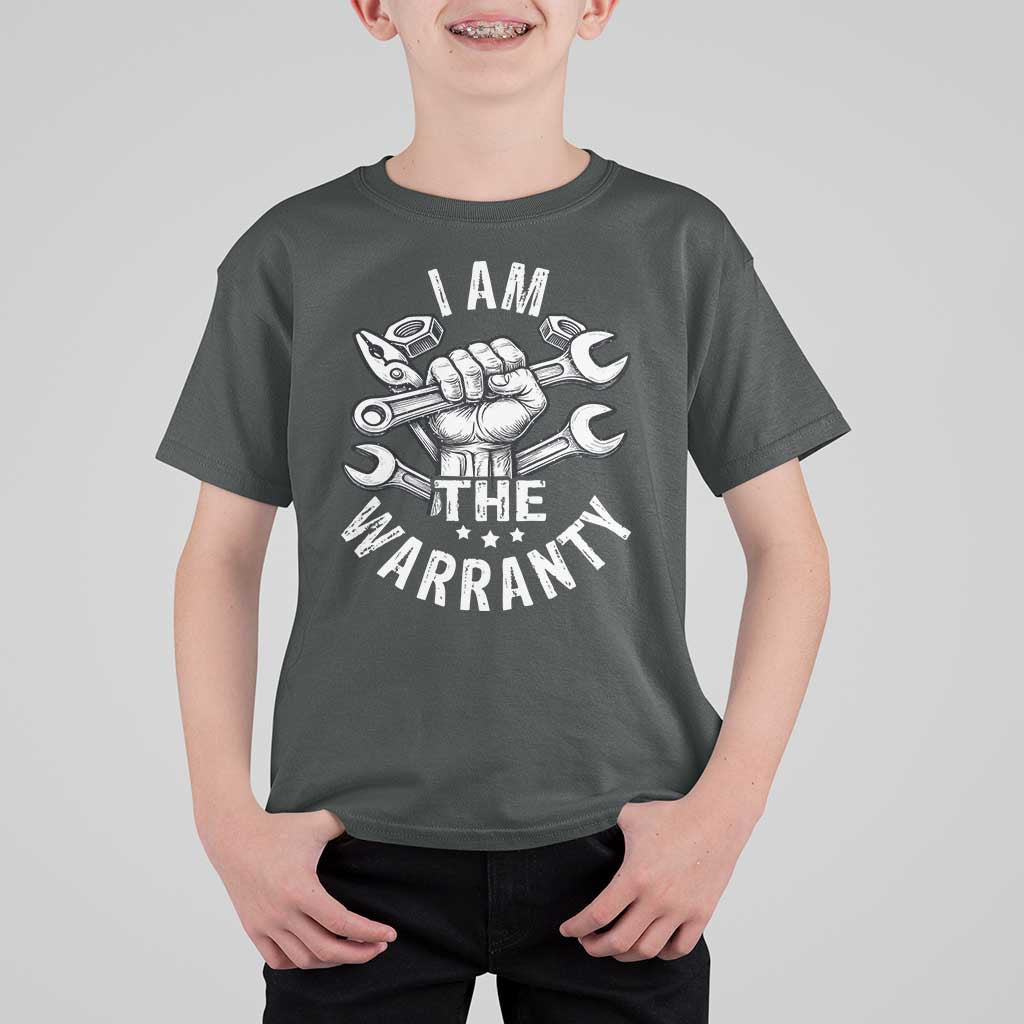 Funny I Am The Warranty Mechanic T Shirt For Kid Race Car Parts - Wonder Print Shop