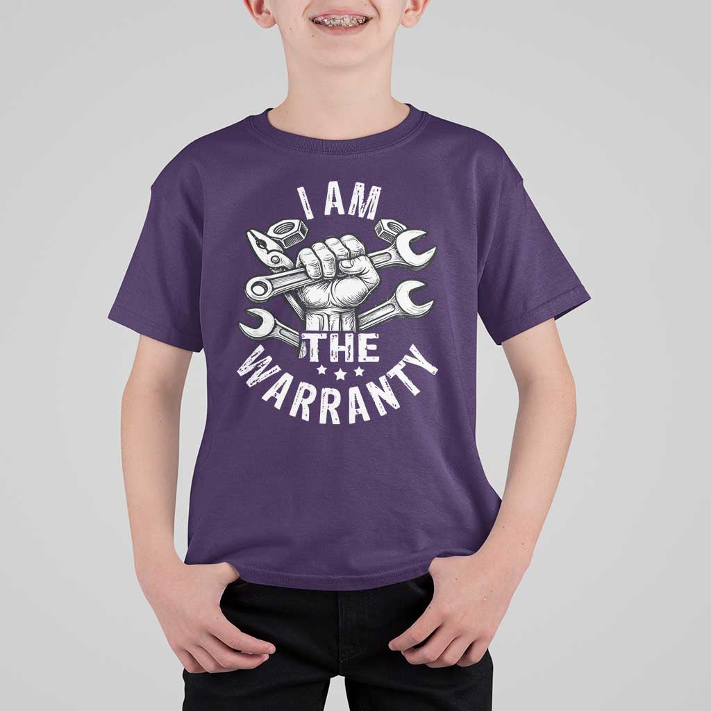 Funny I Am The Warranty Mechanic T Shirt For Kid Race Car Parts - Wonder Print Shop