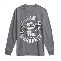 Funny I Am The Warranty Mechanic Long Sleeve Shirt Race Car Parts - Wonder Print Shop