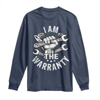 Funny I Am The Warranty Mechanic Long Sleeve Shirt Race Car Parts - Wonder Print Shop