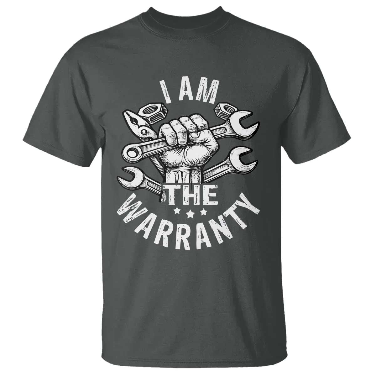 Funny I Am The Warranty Mechanic T Shirt Race Car Parts - Wonder Print Shop