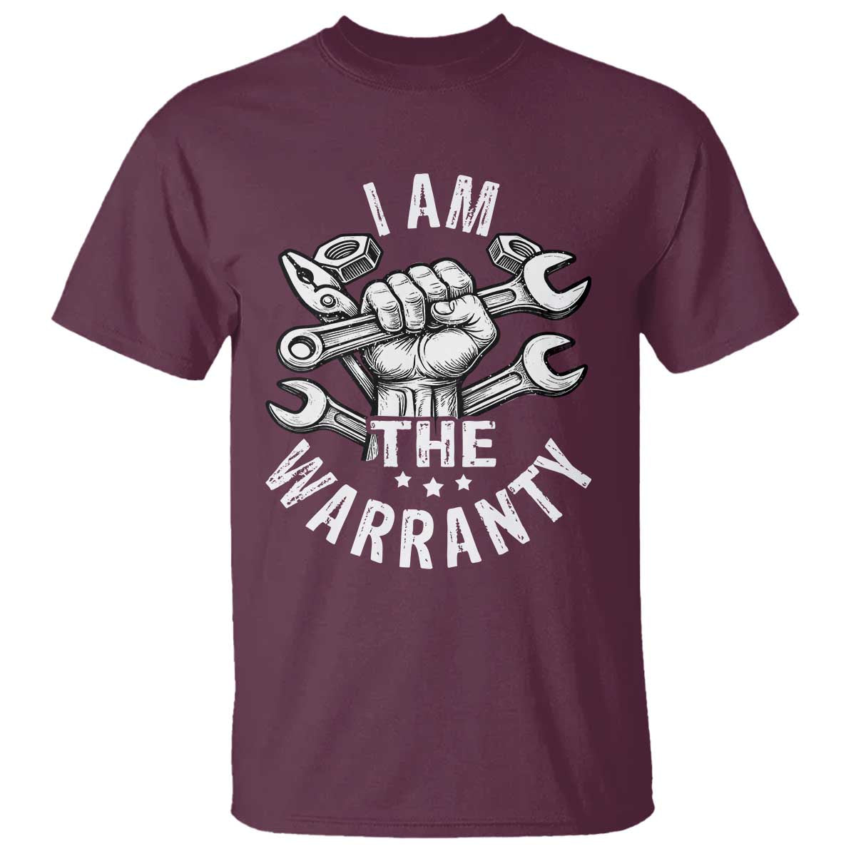 Funny I Am The Warranty Mechanic T Shirt Race Car Parts - Wonder Print Shop
