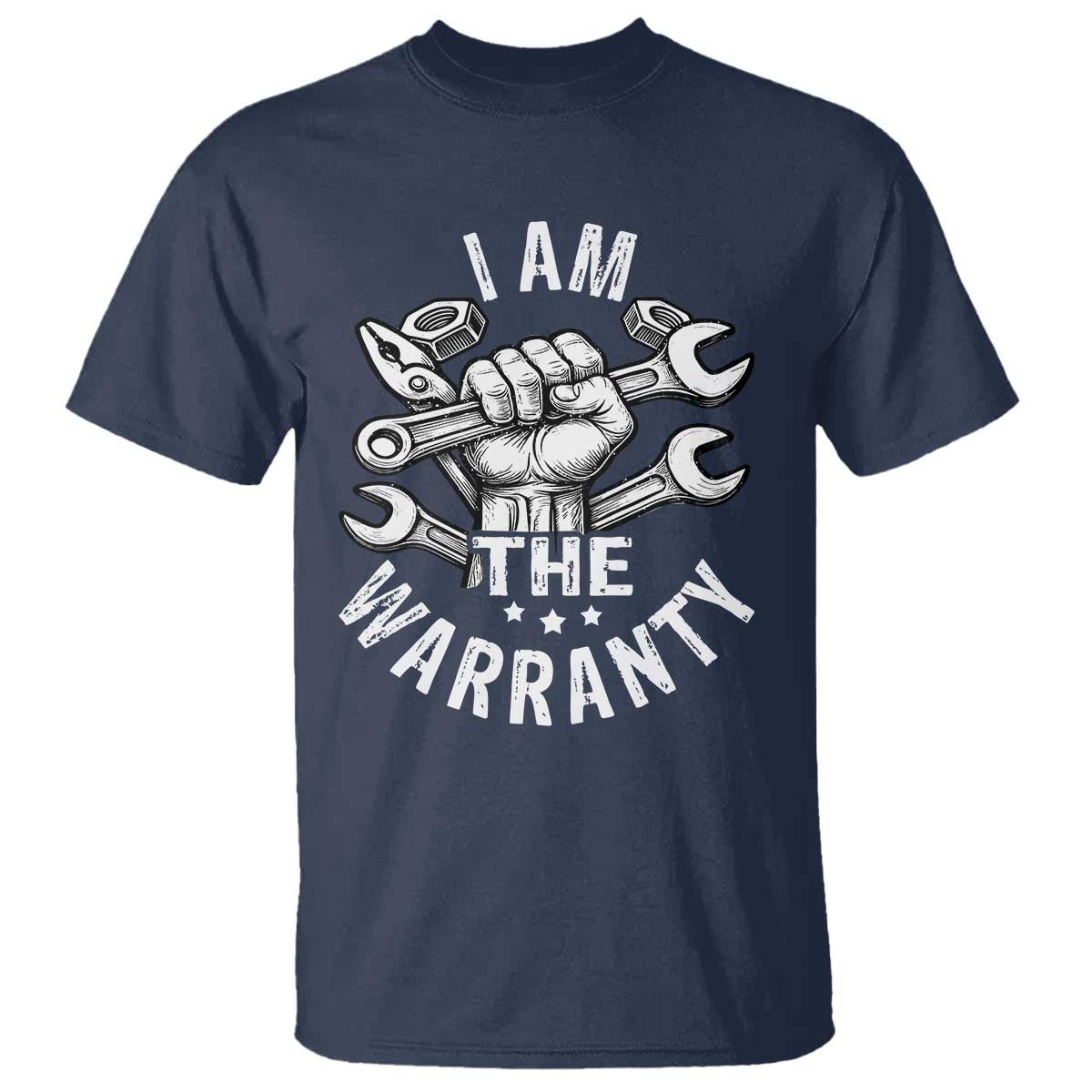 Funny I Am The Warranty Mechanic T Shirt Race Car Parts - Wonder Print Shop