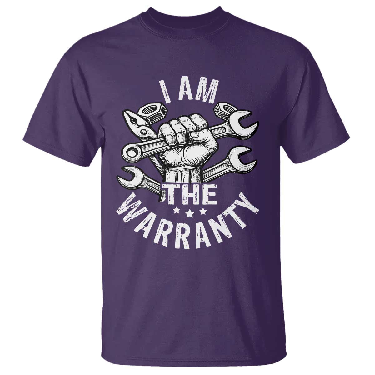 Funny I Am The Warranty Mechanic T Shirt Race Car Parts - Wonder Print Shop