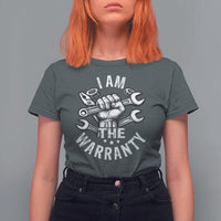 Funny I Am The Warranty Mechanic T Shirt For Women Race Car Parts - Wonder Print Shop