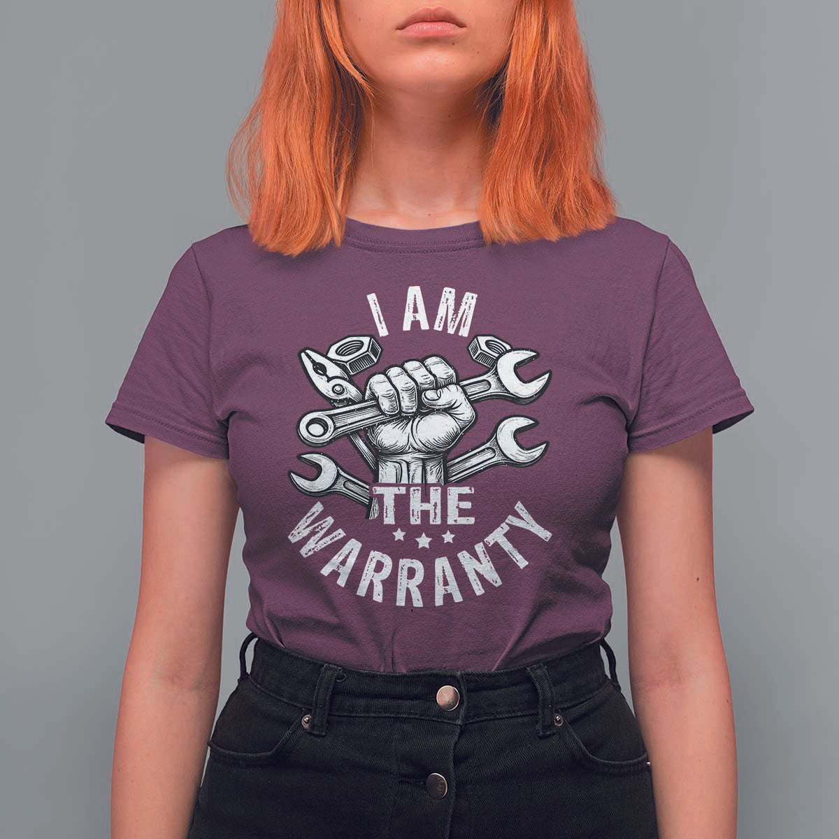 Funny I Am The Warranty Mechanic T Shirt For Women Race Car Parts - Wonder Print Shop