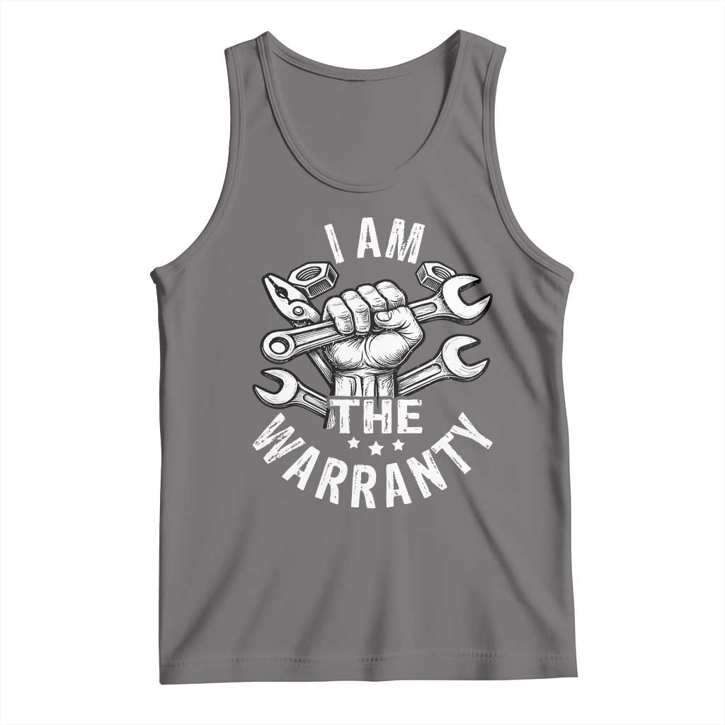 Funny I Am The Warranty Mechanic Tank Top Race Car Parts - Wonder Print Shop