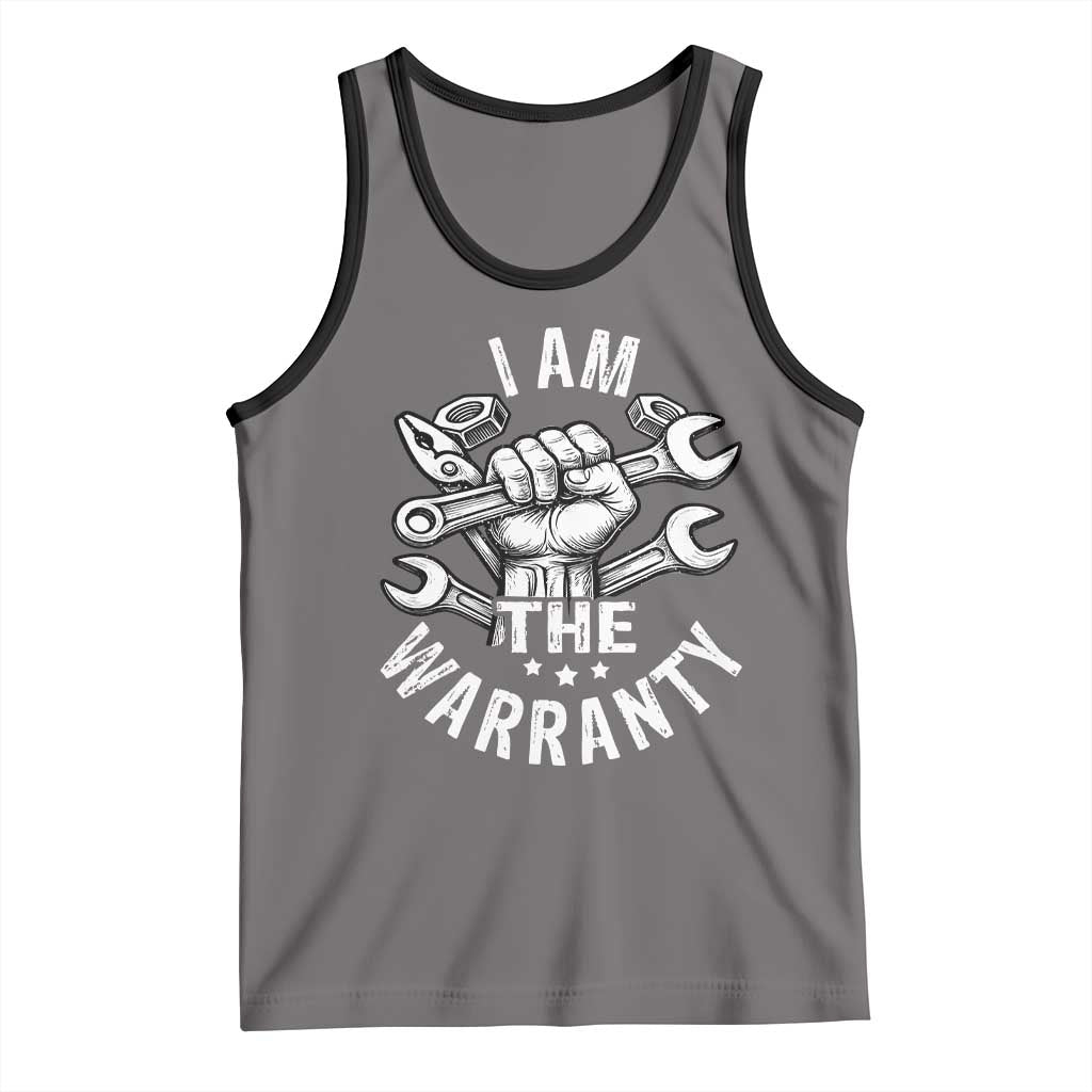 Funny I Am The Warranty Mechanic Tank Top Race Car Parts - Wonder Print Shop