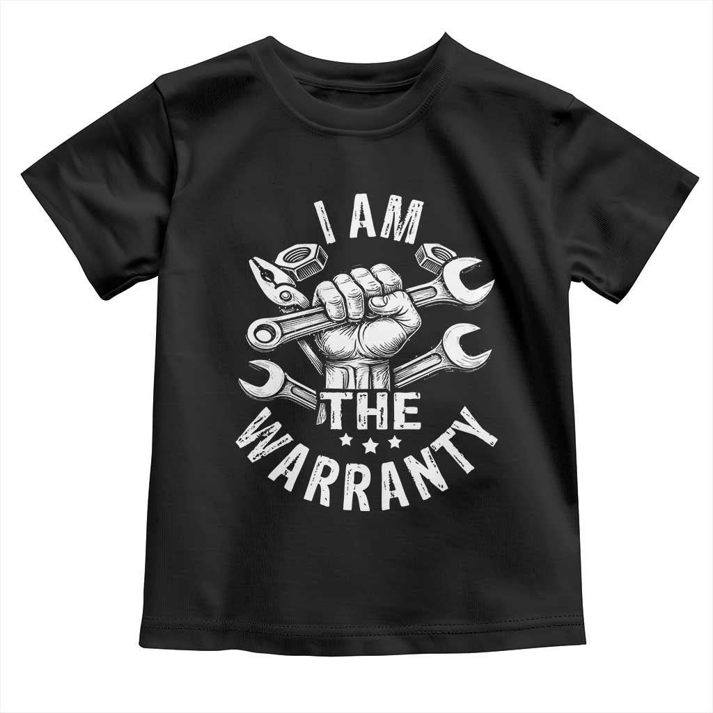 Funny I Am The Warranty Mechanic Toddler T Shirt Race Car Parts - Wonder Print Shop