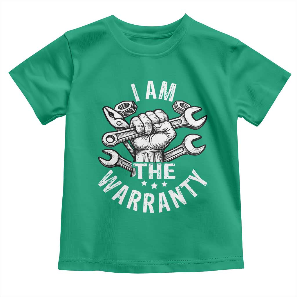 Funny I Am The Warranty Mechanic Toddler T Shirt Race Car Parts - Wonder Print Shop