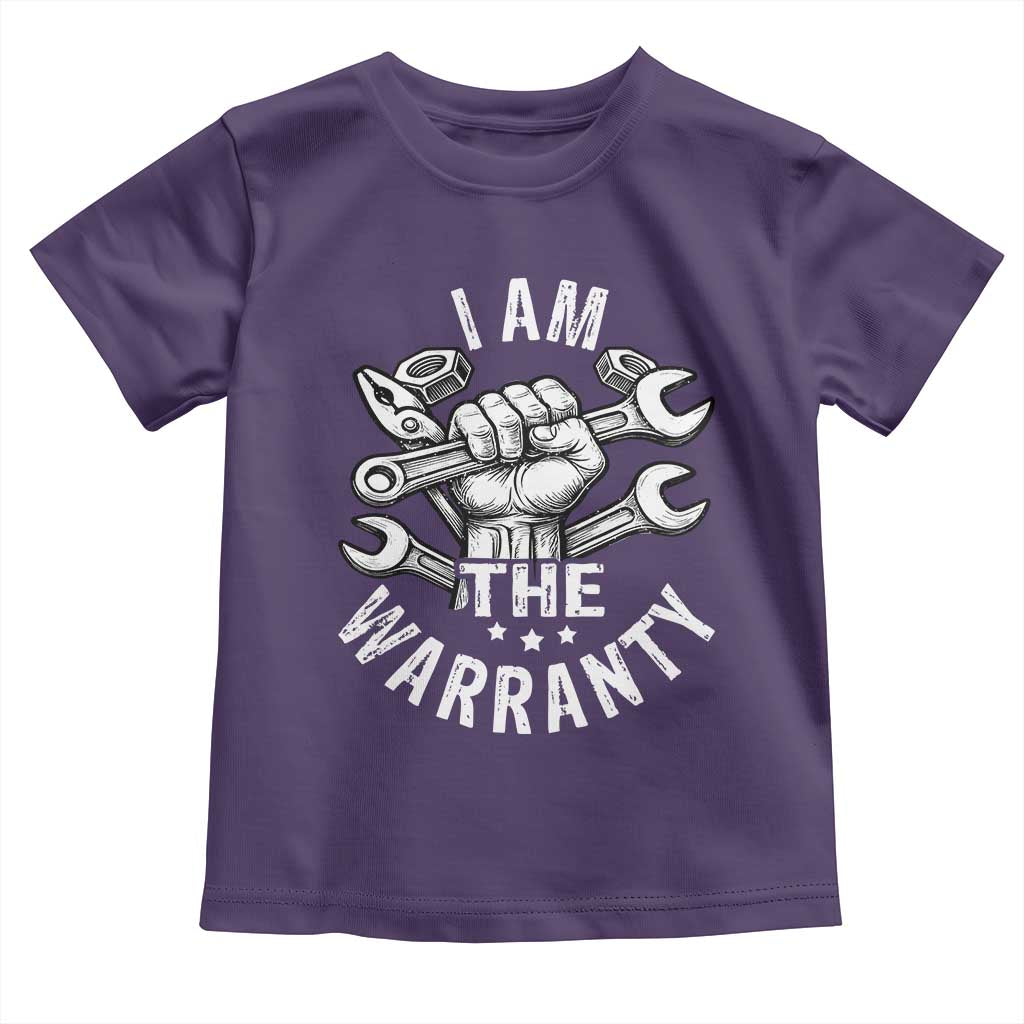 Funny I Am The Warranty Mechanic Toddler T Shirt Race Car Parts - Wonder Print Shop