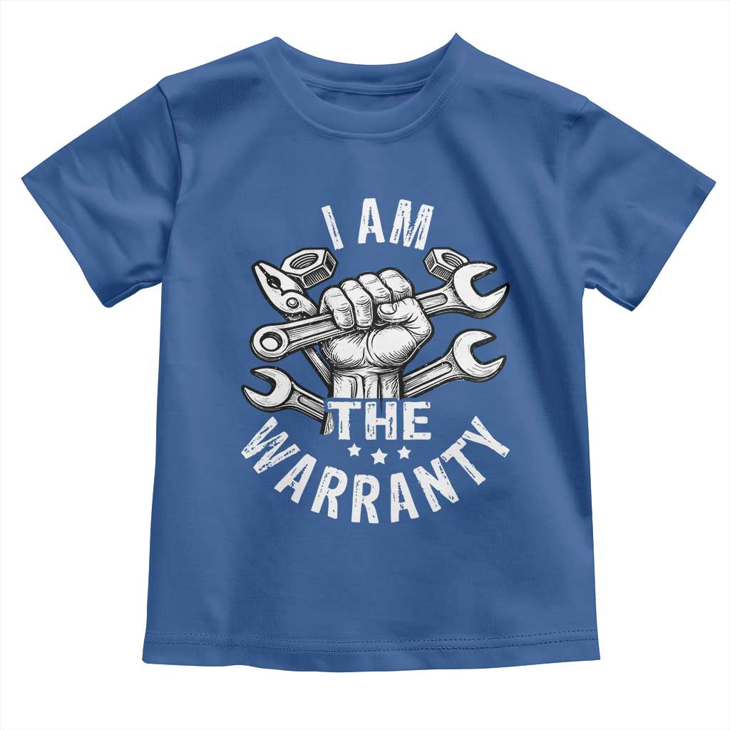 Funny I Am The Warranty Mechanic Toddler T Shirt Race Car Parts - Wonder Print Shop